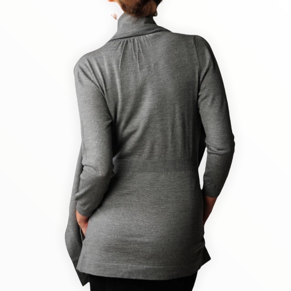 Theory Maritza B Preen Drape Cardigan - Picture 3 of 9